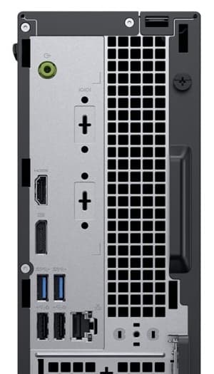 3070 SF 후면 상단 HDMI·DP·USB·LAN 원본 부분 사진