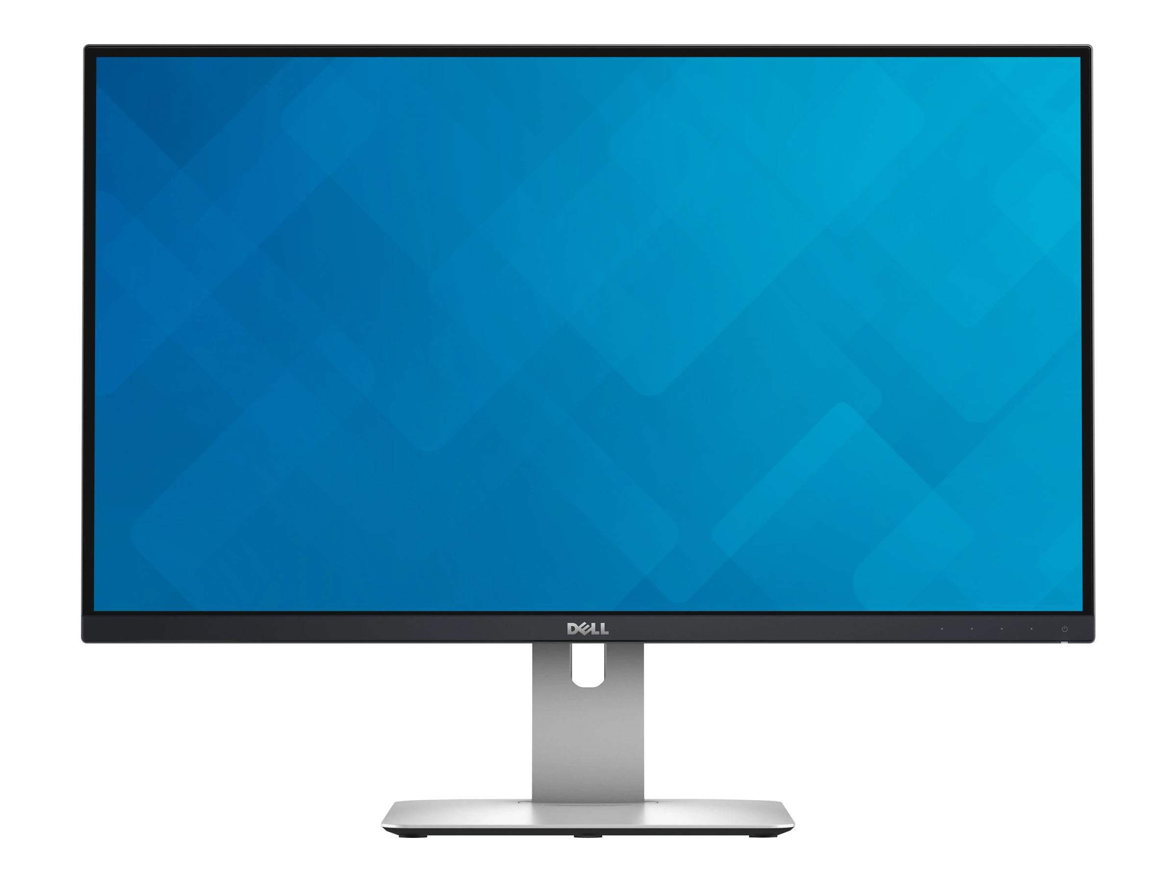 Dell U2715H 정면과 기본 스탠드