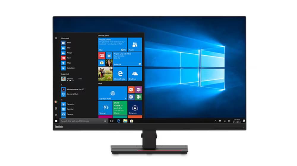 Lenovo ThinkVision T32p-20 공식 정면 이미지