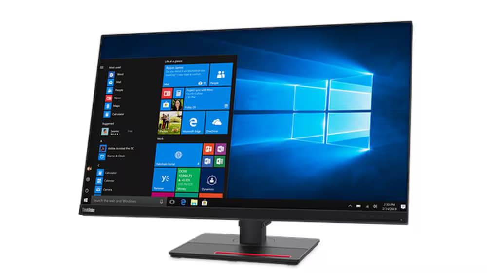 Lenovo ThinkVision T32p-20 공식 사선 이미지