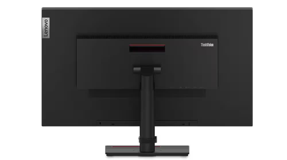 Lenovo ThinkVision T32p-20 후면과 높낮이 스탠드 공식 이미지