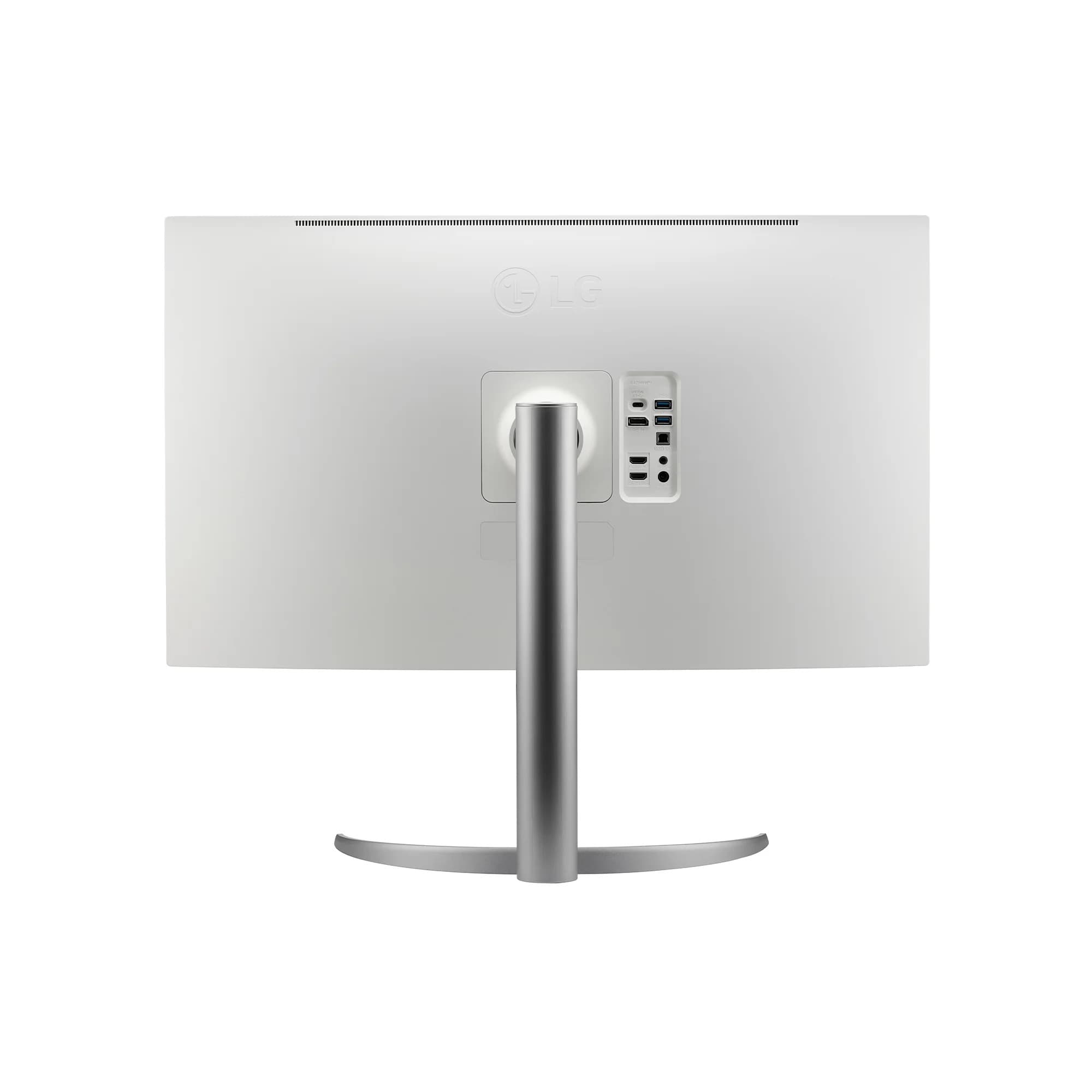 LG 32UQ850W 후면 영상 입력부 공식 사선 이미지