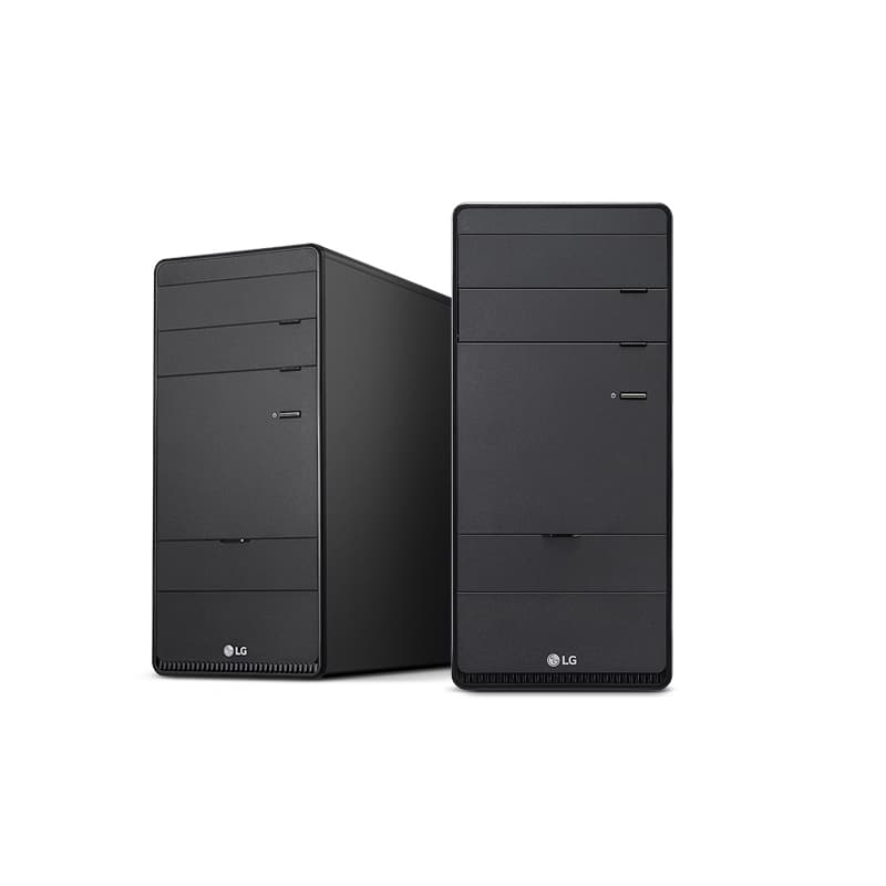 LG B80GV 타워 본체 두 방향 공식 이미지