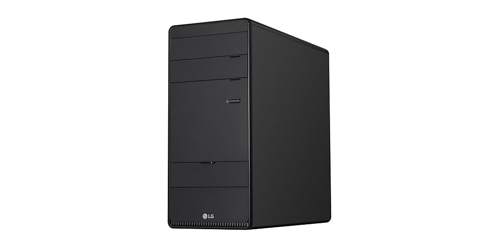 LG B80GV 검은색 타워 본체 사선 공식 이미지