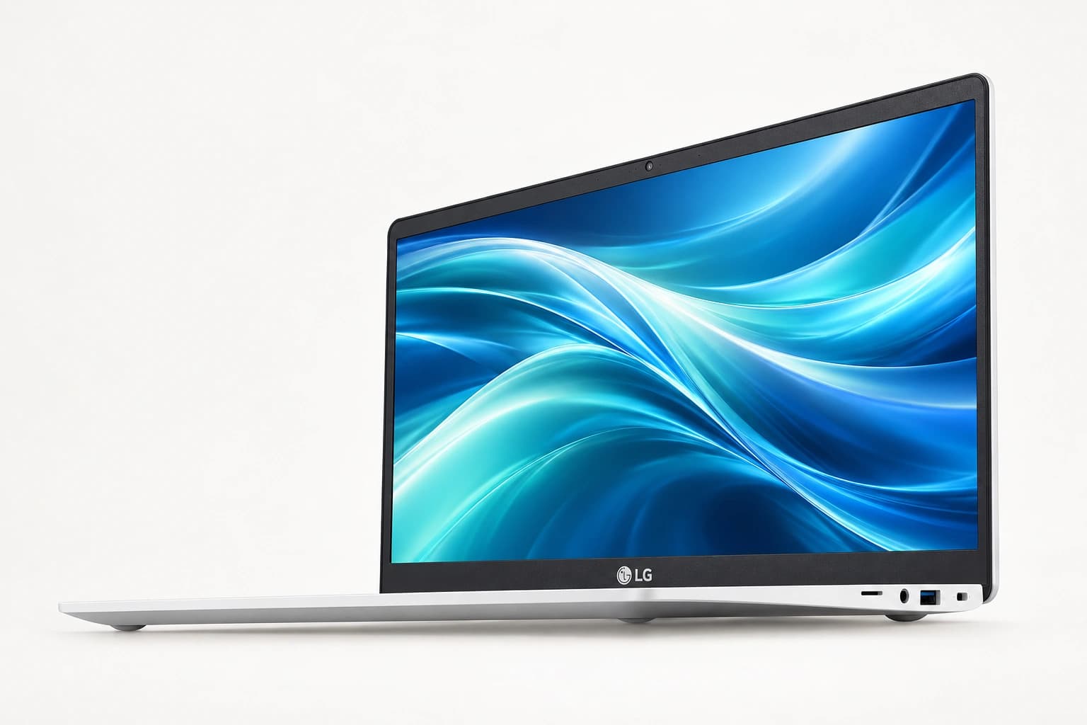 LG gram 14Z95N 전체 외형 AI 보조 참고 연출