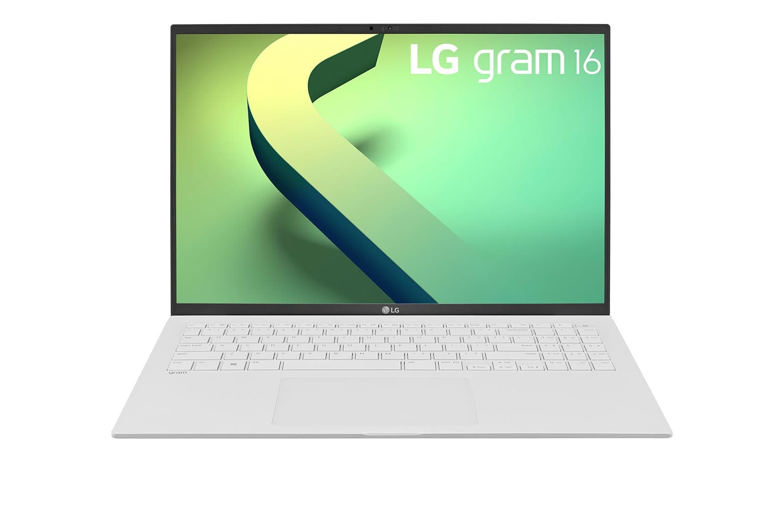 LG전자 공식 LG 그램 16Z90Q 화이트 정면 이미지