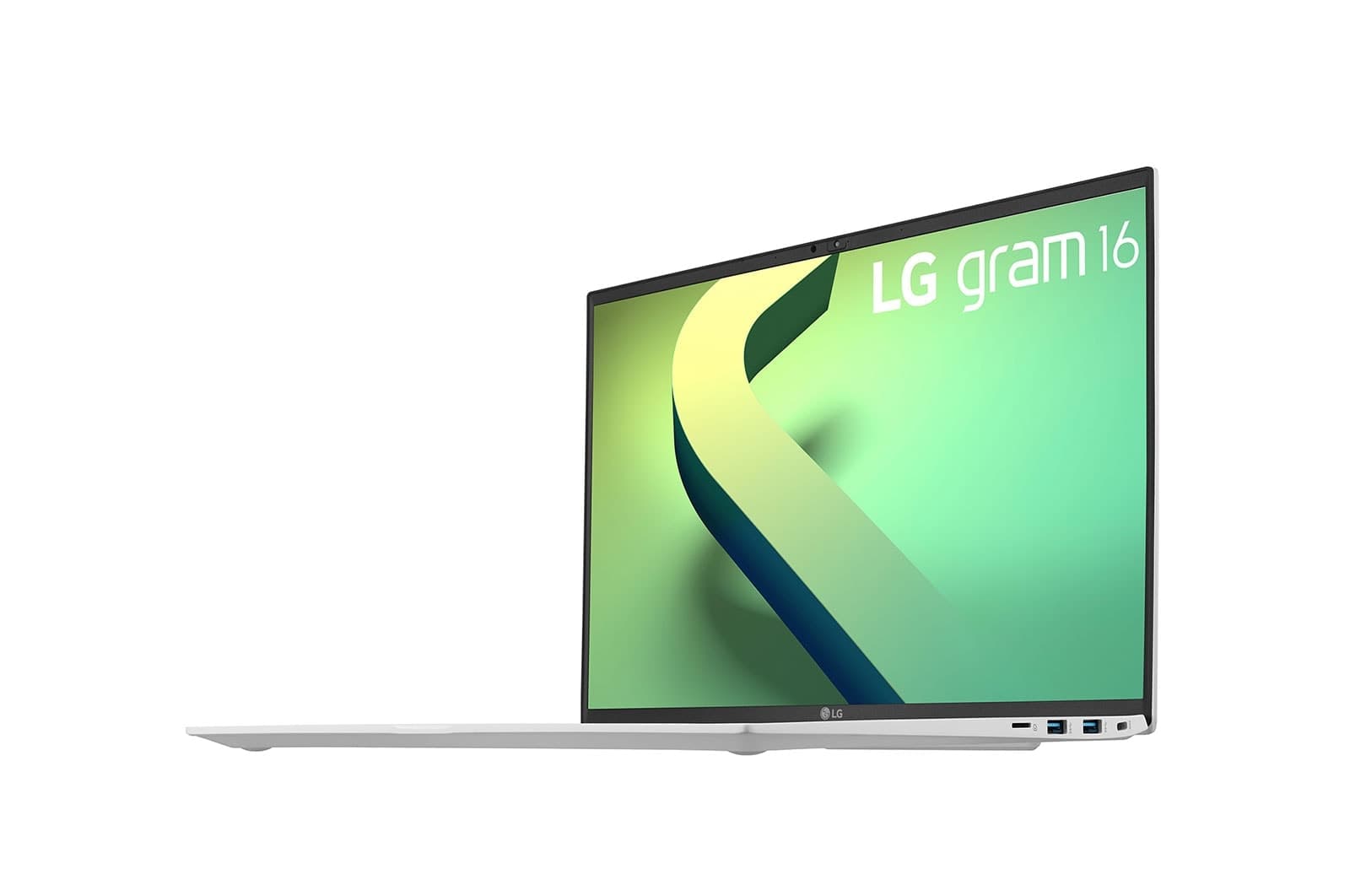 LG 그램 16Z90Q 우측 MicroSD, USB-A와 잠금 슬롯 공식 이미지