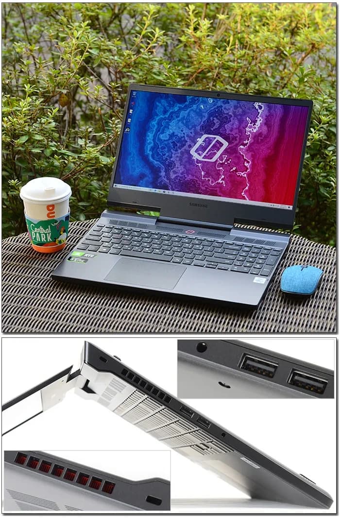 삼성 Odyssey NT850XCJ 사용자 기준 오른쪽 포트 참고 사진