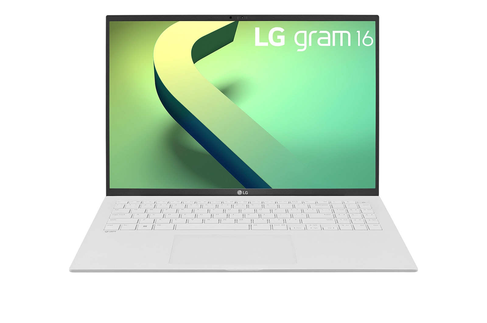 LG전자 공식 LG 그램 16Z90Q 화이트 정면 이미지